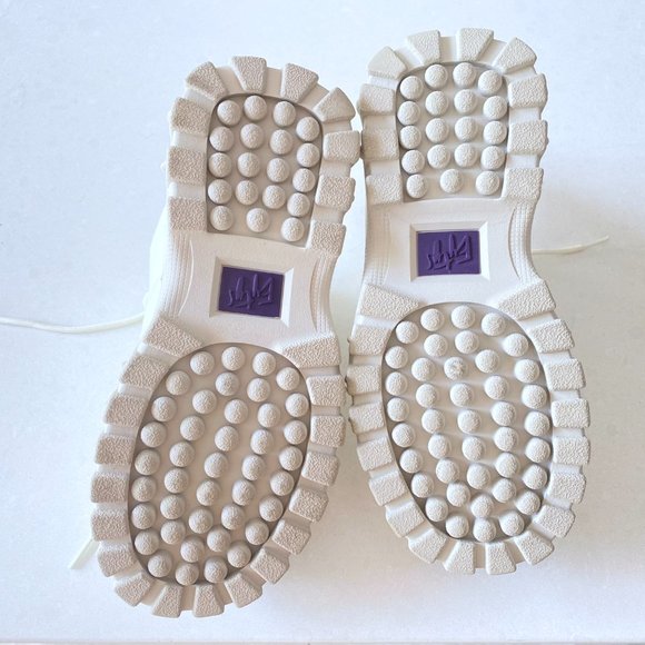 EYTYS Angel Patent Leather Sneaker White Size 8.5 - Picture 5 of 8